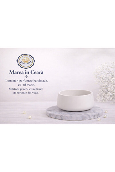 marea in ceara Bol ceramic handmade – stil marin minimalist