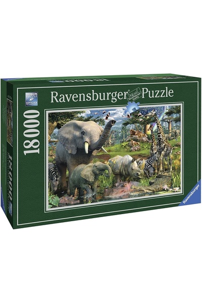 RAVENSBURGER Puzzle cu animale sălbatice, 18000 de piese