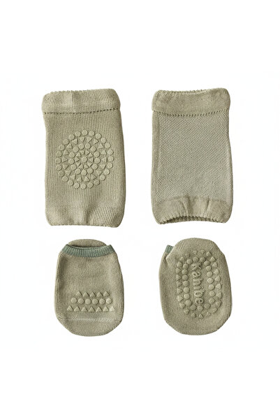 Bambimici مجموعة واقيات الركبة للأطفال مع جوارب - متعددة الألوان - من 0 سنة إ...