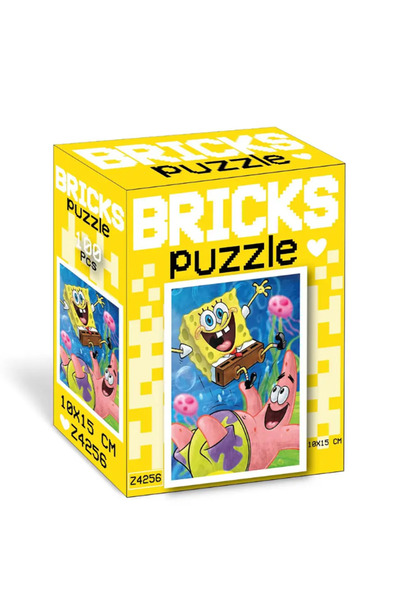 Balonsan Sungerbob Model Brıcks Puzzle 100 Parça