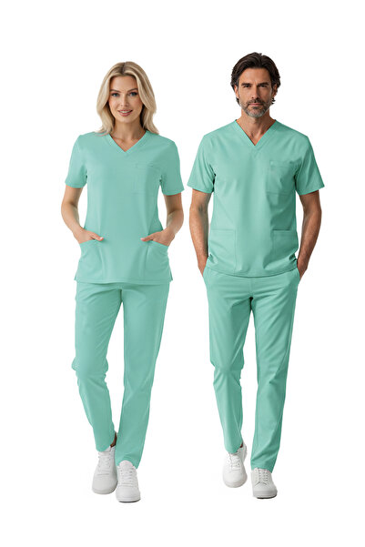 ÇİZGİ MEDİKAL Σετ ιατρικών στολών Bermuda Dr. Greys Doctor Nurse, από πολυτελ...