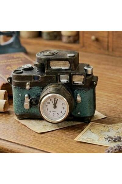 SPR Vintage Camera and Clock Decor ديكور كاميرا وساعة