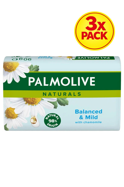 Palmolive 3x PACK Sapun solid Naturals Chamomile 90 g