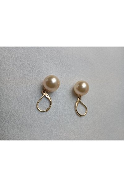 OEM Swarovski Pearl Earrings 12mm, 18K Gold Plated