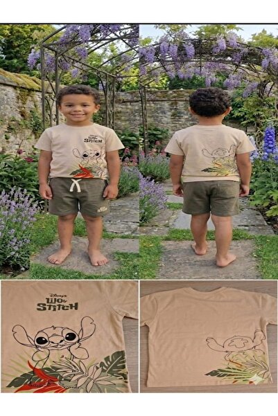 Tiny Boy's Character Detailed T-Shirt and Sweatpants Set