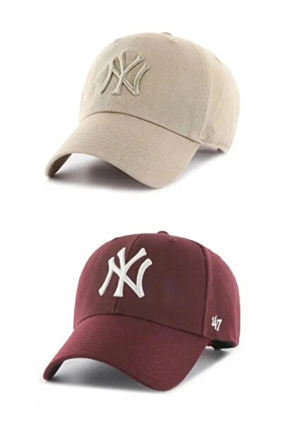 luwian Sports Hat Unisex 2-Piece Set Adjustable Cotton Hat Cap