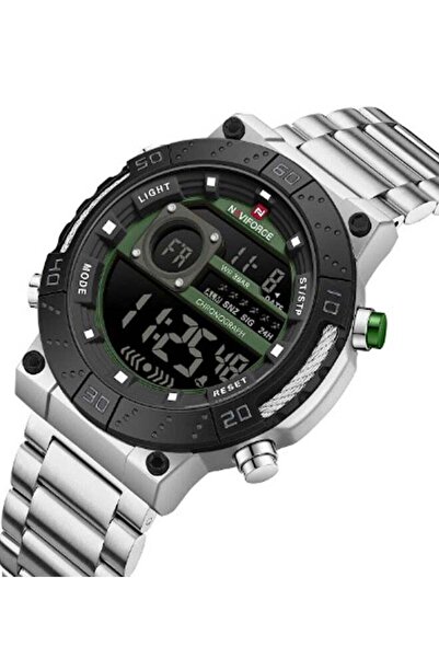 Naviforce Men's Luxury Fashion Quartz Watches LCD Display Digital 3ATM Waterp...