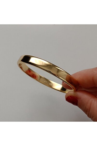 LENTE AKSESUAR Xuping Gold Ajda Model Kelepçe Bilezik (8mm)
