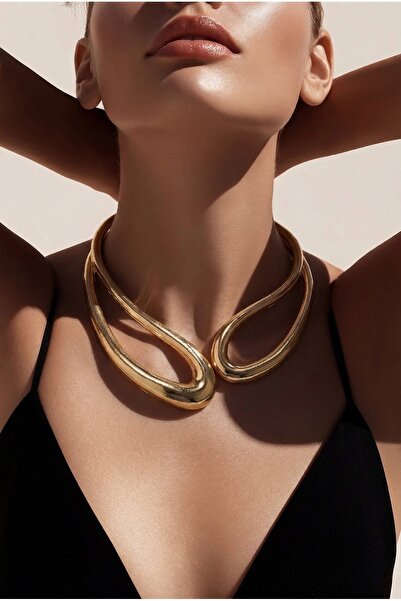 TRIAXISMOB Colier auriu elegant