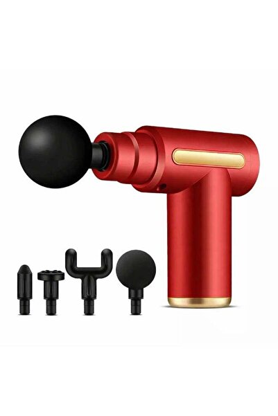 Jastech مسدس تدليك صغير أحمر اللون للأنسجة العميقة والعضلات مع 6 سرعات