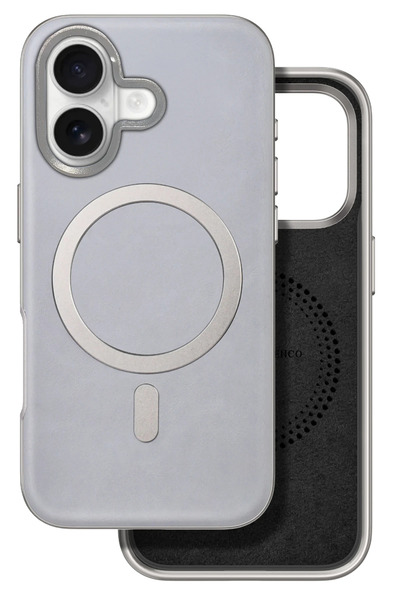 venco Gld-Spt- iPhone 16 Puskas Magsafe Cover - (220025) Titanium Gray