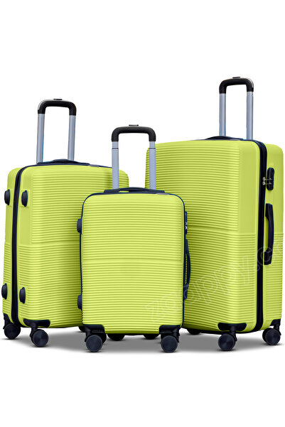 ZAAPPY Hard Shell Lightweight ABS 3PCS SET (20/24/28 Inch) Luggage, Secured L...