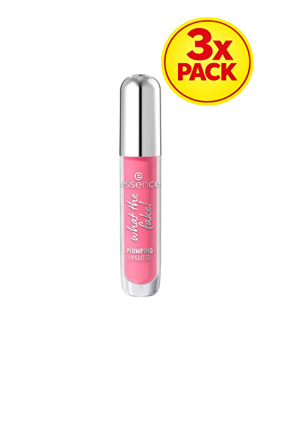 Essence 3x PACK What a fake! Volumizing Lip Gloss #102-pink About It 4 ml