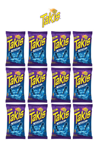 Takis Blue Heat Chips 90g 12 Adet