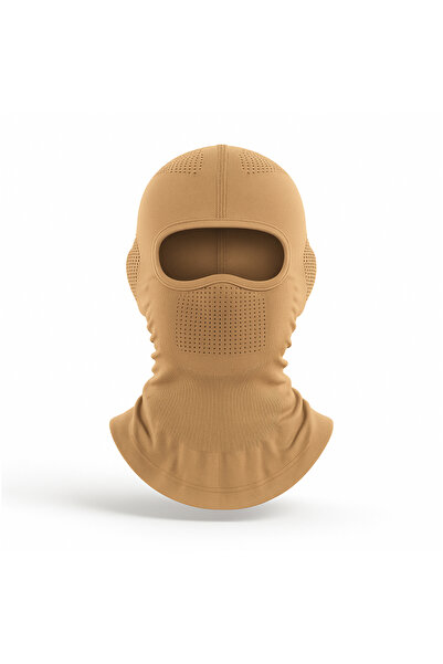 headwear Pro Active Balaklava Bej – Nefes Alabilir Kask Altı Motorcu & Kayak Yüz Maskesi Unisex