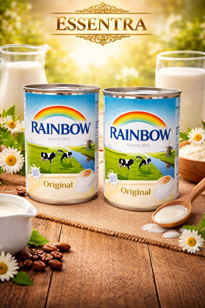 Essentra Home Rainbow Buharlaştırılmış Süt Orijinal – Kahve ve Tatlı İçin Kre...