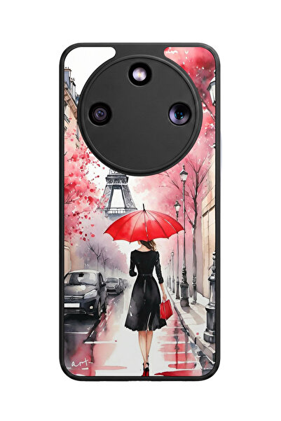 Aksel Kılıf حافظة سيليكون سوداء غير لامعة فاخرة متوافقة مع هاتف Honor Magic 8...