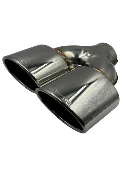 Universal 255 MM PASLANMAZ KROM İKİ PARÇA ÇİFT ÇIKIŞLI EGZOZ UCU