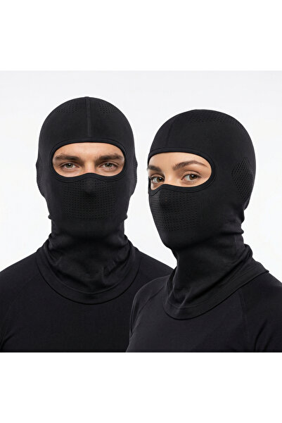 headwear Pro Active Balaklava Siyah – Nefes Alabilir Kask Altı Motorcu & Kayak Yüz Maskesi Unisex