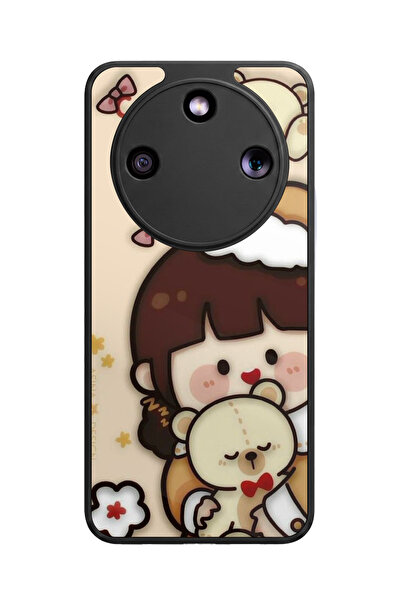 Aksel Kılıf حافظة سيليكون سوداء غير لامعة فاخرة متوافقة مع هاتف Honor Magic 8...