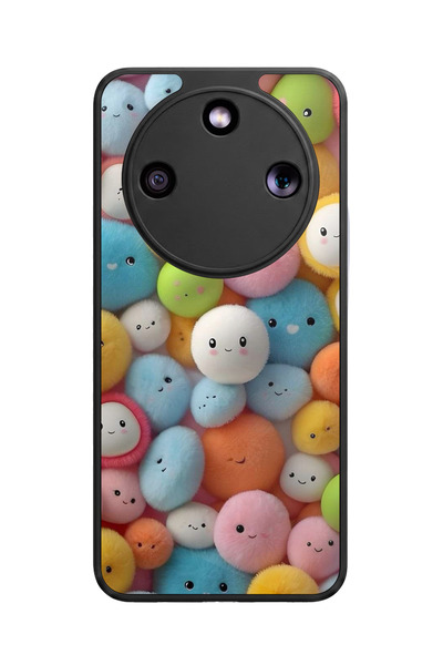 Aksel Kılıf حافظة سيليكون سوداء غير لامعة متوافقة مع لعبة Honor Magic 8 Lite ...