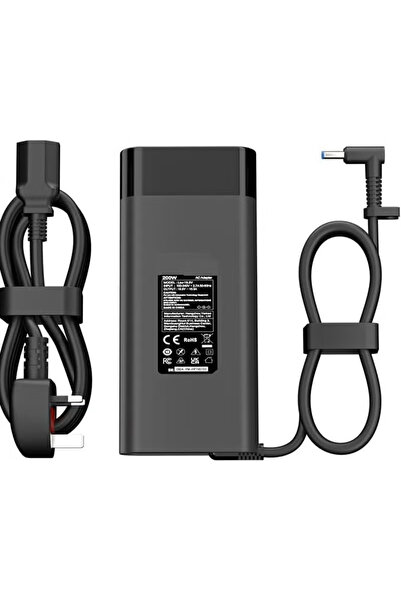 Generic محول طاقة 200 واط لأجهزة الكمبيوتر المحمولة من HP، شاحن 19.5 فولت/10....