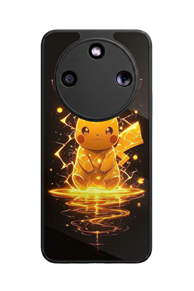 Aksel Kılıf حافظة سيليكون سوداء غير لامعة فاخرة متوافقة مع هاتف Honor Magic 8...