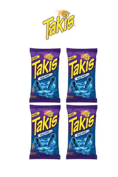 Takis Blue Heat Chips 90g 4 Adet