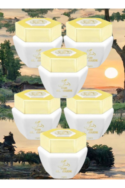 Oud 6 قطع من عطر المسك 40 جرام