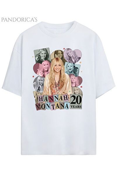 Grafftee Clothing باندوريكا هانا مونتانا مايلي سايروس 20. تي شيرت قطني مطبوع ...