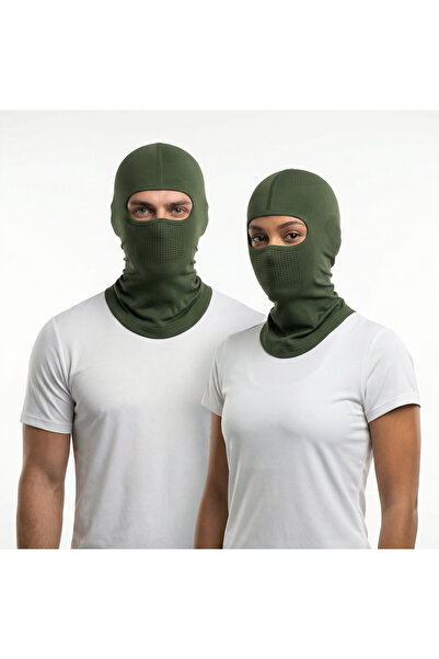 headwear Nefes Alan Balaklava Haki – Kask Altı Motorcu Maskesi, Unisex Outdoor