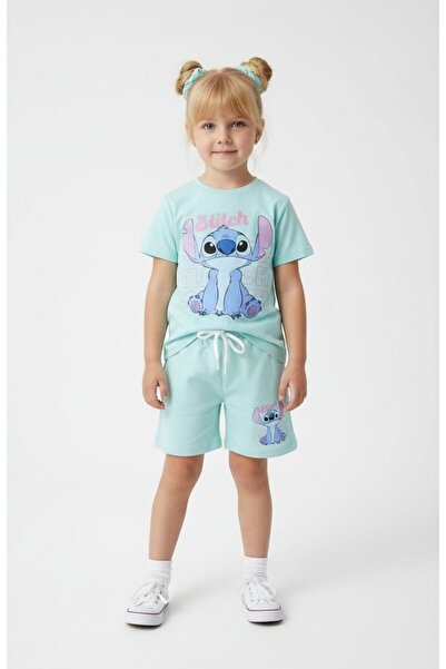 SeaBubbles Set pantaloni scurți pentru fete Stitch