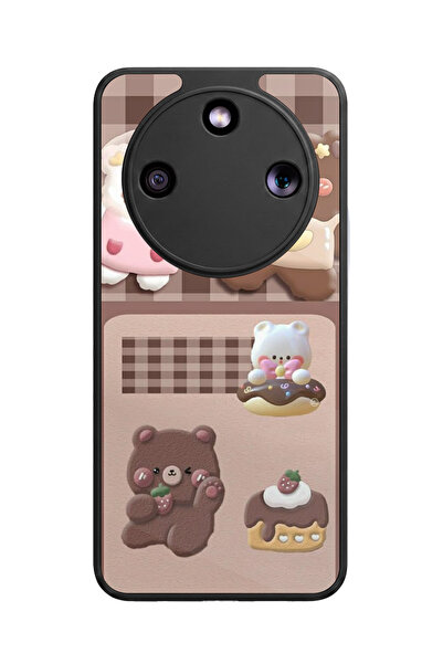 Aksel Kılıf حافظة سيليكون سوداء غير لامعة فاخرة متوافقة مع هاتف Honor Magic 8...