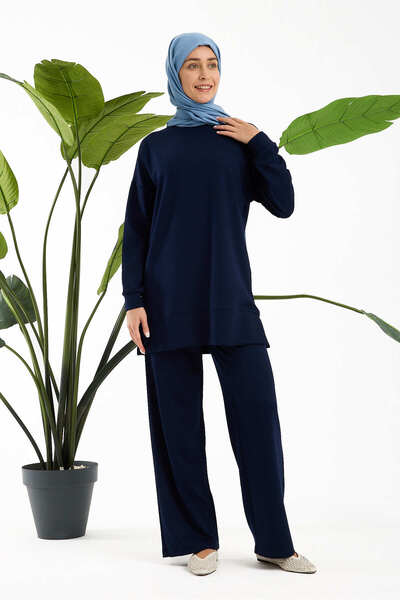 aymiramoda Women's Premium Modal Fabric Basic Tunic Set – Comfortable Cut Dou...