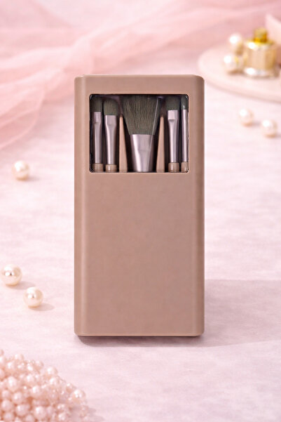 Gift LAB Makeup Brush Set with Mirrors Inside a Stylish Leather Case – a High...