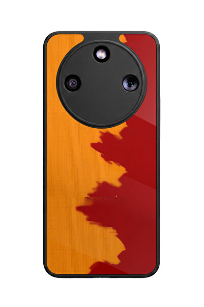 Aksel Kılıf حافظة سيليكون سوداء غير لامعة فاخرة مطبوعة ومتوافقة مع هاتف Honor...