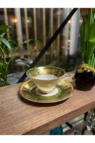 Bavaria Eschenbach Almanya Damgalı Koleksiyon Antika Porselen Kahve Fincanı