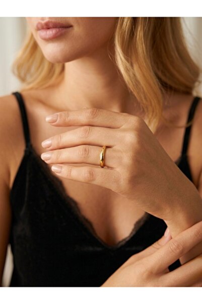 İNN JEWELLERY Steel Ring Tarnish-Free Antiallergic Wedding Ring Figured (2 Ye...