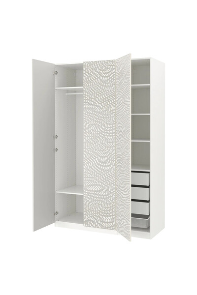 IKEA Beyaz Modern Kapaklı Gardırop 150x60x236 cm