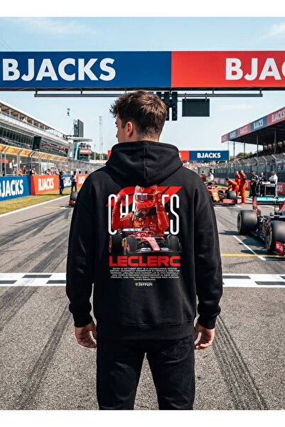 BJACKS Motorsports Wear هودي تشارلز لوكلير فيراري لسباقات الفورمولا 1 - سويت ...