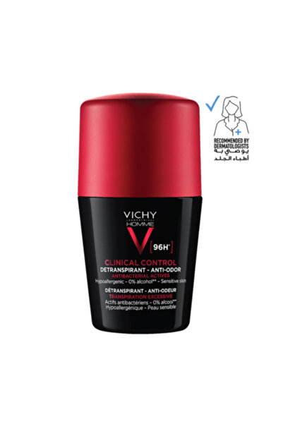 Vichy مزيل عرق للرجال من هوم 96Hr كلينيكال كونترول - 50 مل
