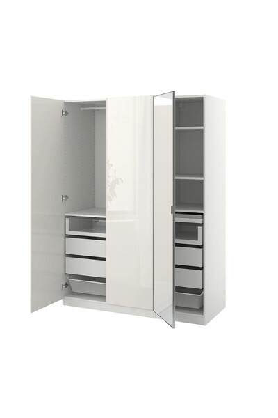 IKEA Çok Renkli Ferah Kapaklı Gardırop 150x60x201 cm