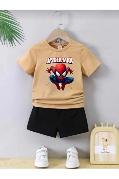 DOCE ELEGANTE SET DE VARĂ PENTRU COPII CU IMPRIMEU SPIDER-MAN