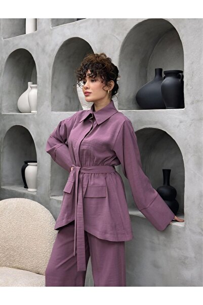 Cardella Elena Yazlık Tnsl Fabric Trouser Suit – Modern Hijab-Friendly Top an...