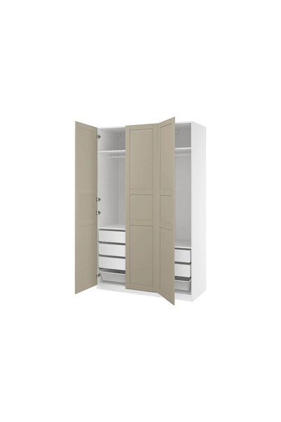 IKEA Çok Renkli Fonksiyonel Kapaklı Gardırop 150x60x236 cm