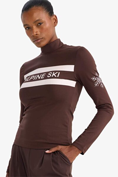 LC Waikiki Μακρυμάνικο αθλητικό μπλουζάκι Warmtech Slim Fit με ψηλό γιακά και...