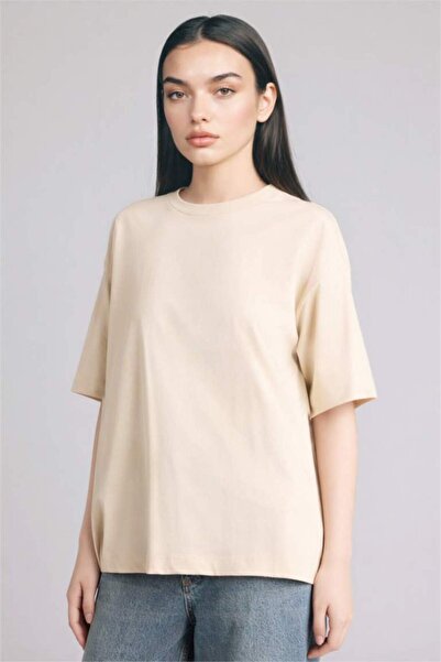 LC Waikiki Oversized Basic Combed Cotton T-Shirt