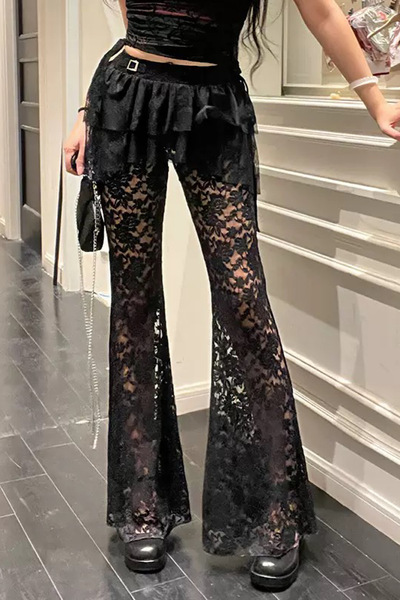 Giraffe Dantel Şortlu Pantolon Gotik Fairy Harajuku