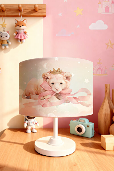 EVPANYA Lion Cub Patterned Children's Room Lampshade