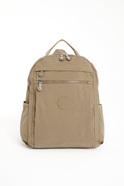 Sanmorris Women's Parachute Fabric Waterproof Multi-Compartment Daily Backpack